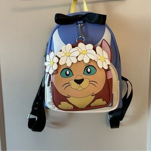 Loungefly Disney Alice in Wonderland Mini Backpack with Detachable Wristlet, New